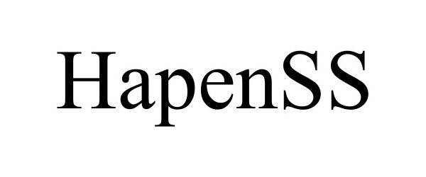Trademark Logo HAPENSS