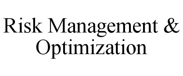  RISK MANAGEMENT &amp; OPTIMIZATION