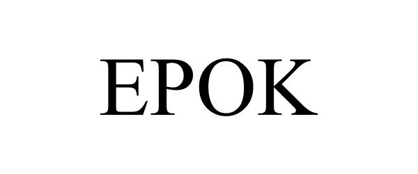 Trademark Logo EPOK