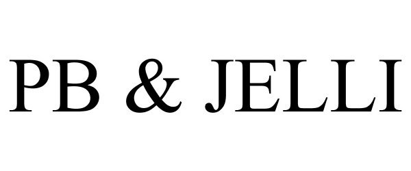 Trademark Logo PB & JELLI