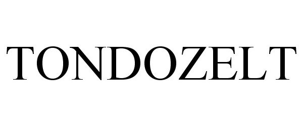 Trademark Logo TONDOZELT