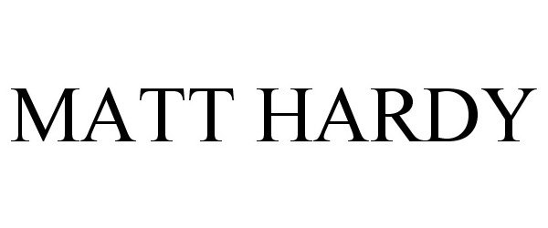 Trademark Logo MATT HARDY