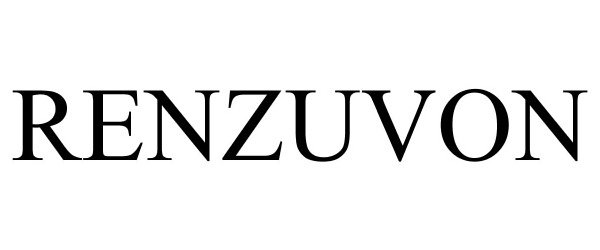 Trademark Logo RENZUVON