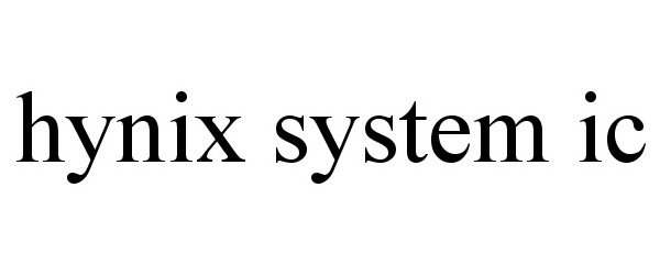  HYNIX SYSTEM IC