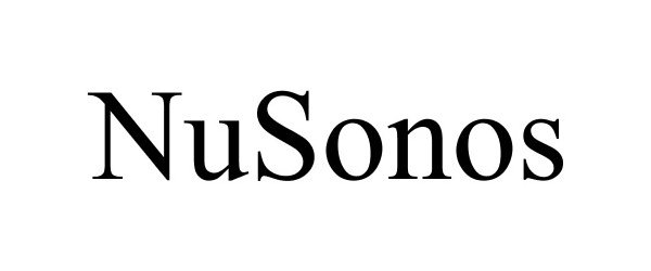 Trademark Logo NUSONOS