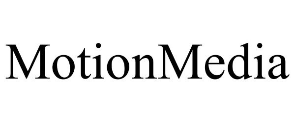 Trademark Logo MOTIONMEDIA