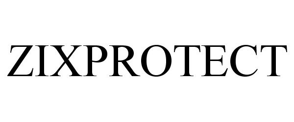 Trademark Logo ZIXPROTECT