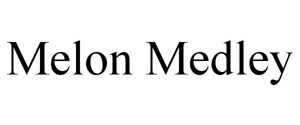 Trademark Logo MELON MEDLEY