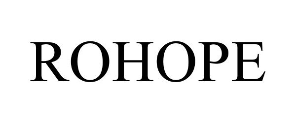 Trademark Logo ROHOPE