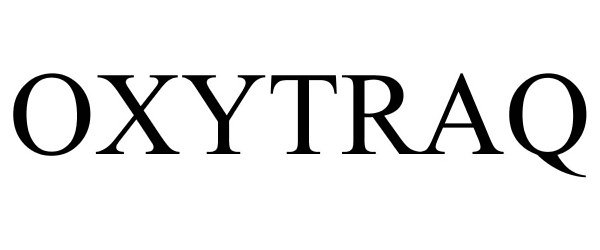 Trademark Logo OXYTRAQ