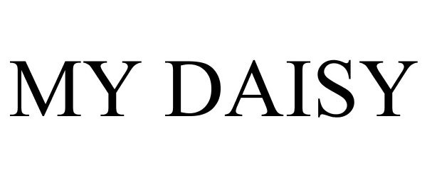 Trademark Logo MY DAISY