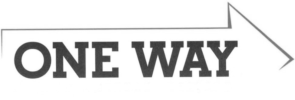 Trademark Logo ONE WAY