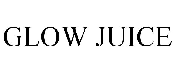 Trademark Logo GLOW JUICE