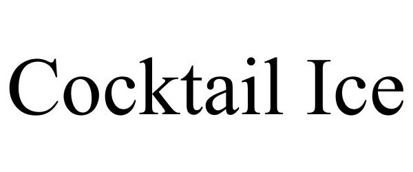 Trademark Logo COCKTAIL ICE