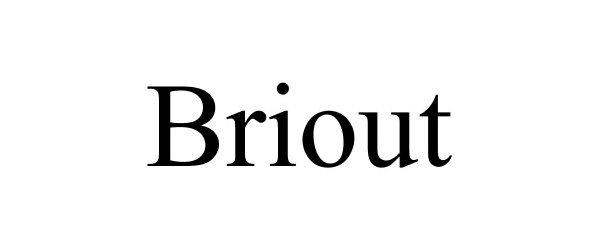 Trademark Logo BRIOUT