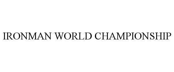  IRONMAN WORLD CHAMPIONSHIP