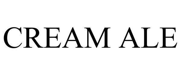 Trademark Logo CREAM ALE