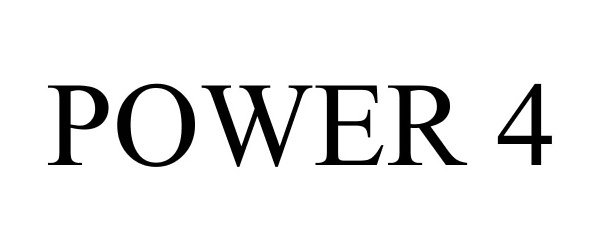 Trademark Logo POWER 4