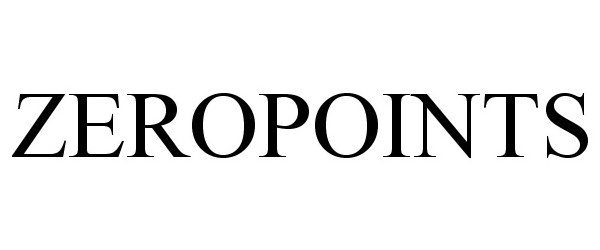 Trademark Logo ZEROPOINTS