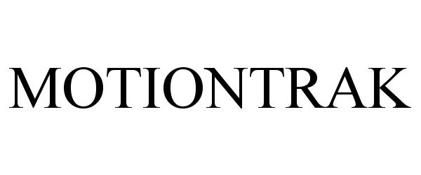 Trademark Logo MOTIONTRAK