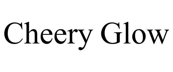 Trademark Logo CHEERY GLOW