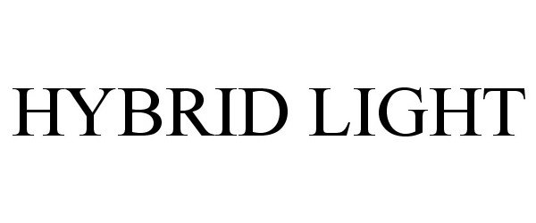 Trademark Logo HYBRID LIGHT