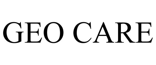 Trademark Logo GEO CARE