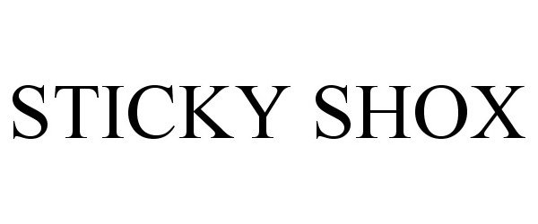 Trademark Logo STICKY SHOX