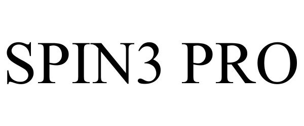 Trademark Logo SPIN3 PRO