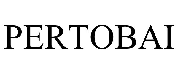 Trademark Logo PERTOBAI