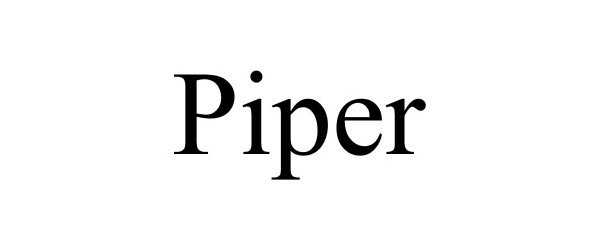 Trademark Logo PIPER