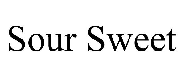 Trademark Logo SOUR SWEET