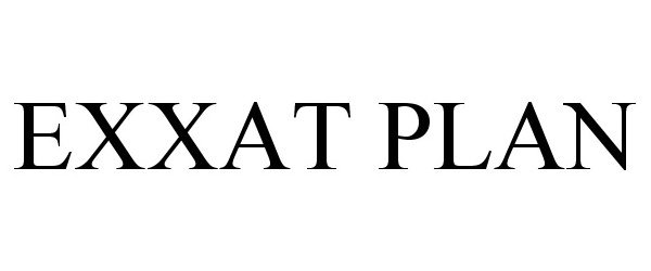 Trademark Logo EXXAT PLAN