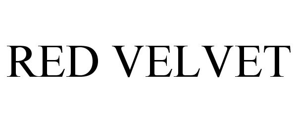 Trademark Logo RED VELVET