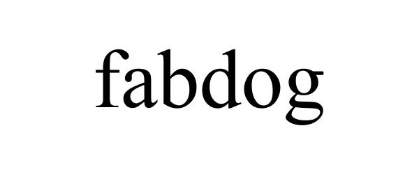 Trademark Logo FABDOG