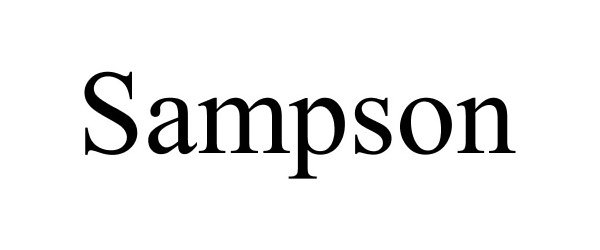 Trademark Logo SAMPSON