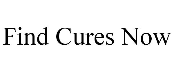 Trademark Logo FIND CURES NOW