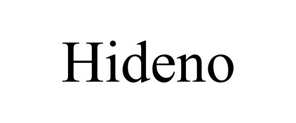 Trademark Logo HIDENO