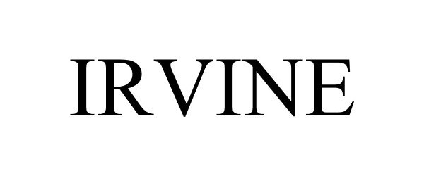 Trademark Logo IRVINE