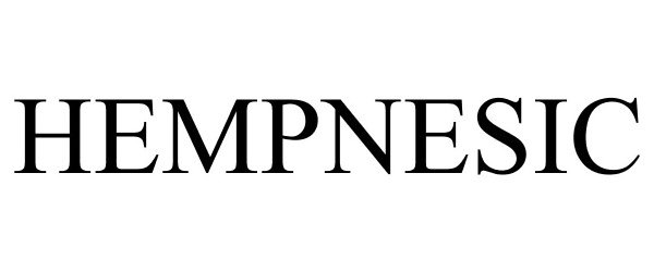 Trademark Logo HEMPNESIC
