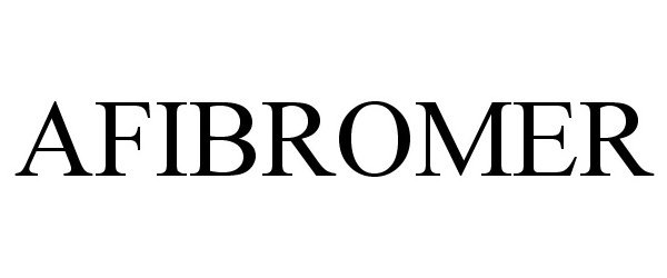 Trademark Logo AFIBROMER