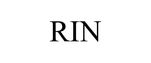 Trademark Logo RIN
