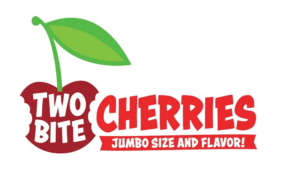  TWO BITE CHERRIES JUMBO SIZE AND FLAVOR!