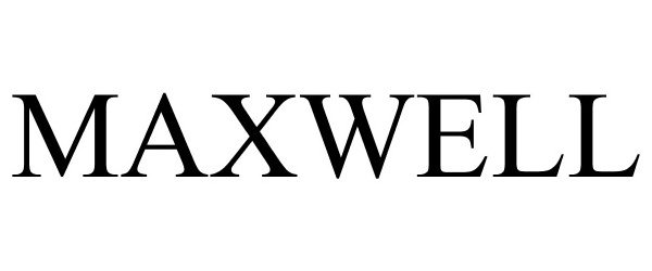 Trademark Logo MAXWELL