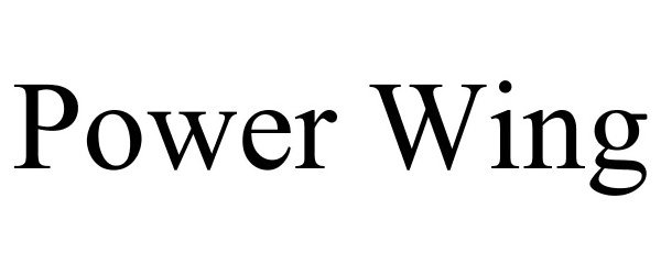 Trademark Logo POWER WING