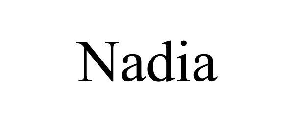 Trademark Logo NADIA