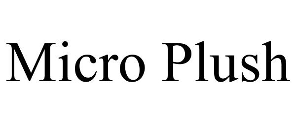 Trademark Logo MICRO PLUSH
