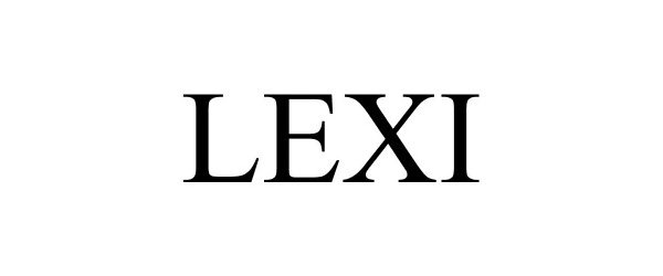 Trademark Logo LEXI