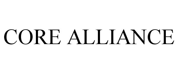 Trademark Logo CORE ALLIANCE