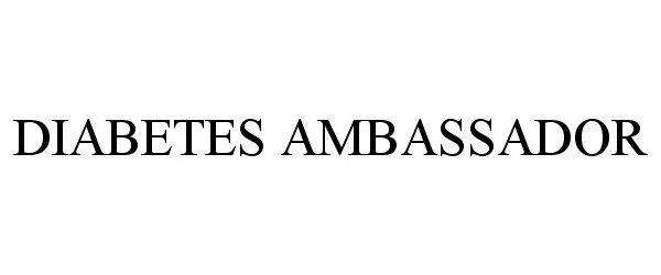  DIABETES AMBASSADOR